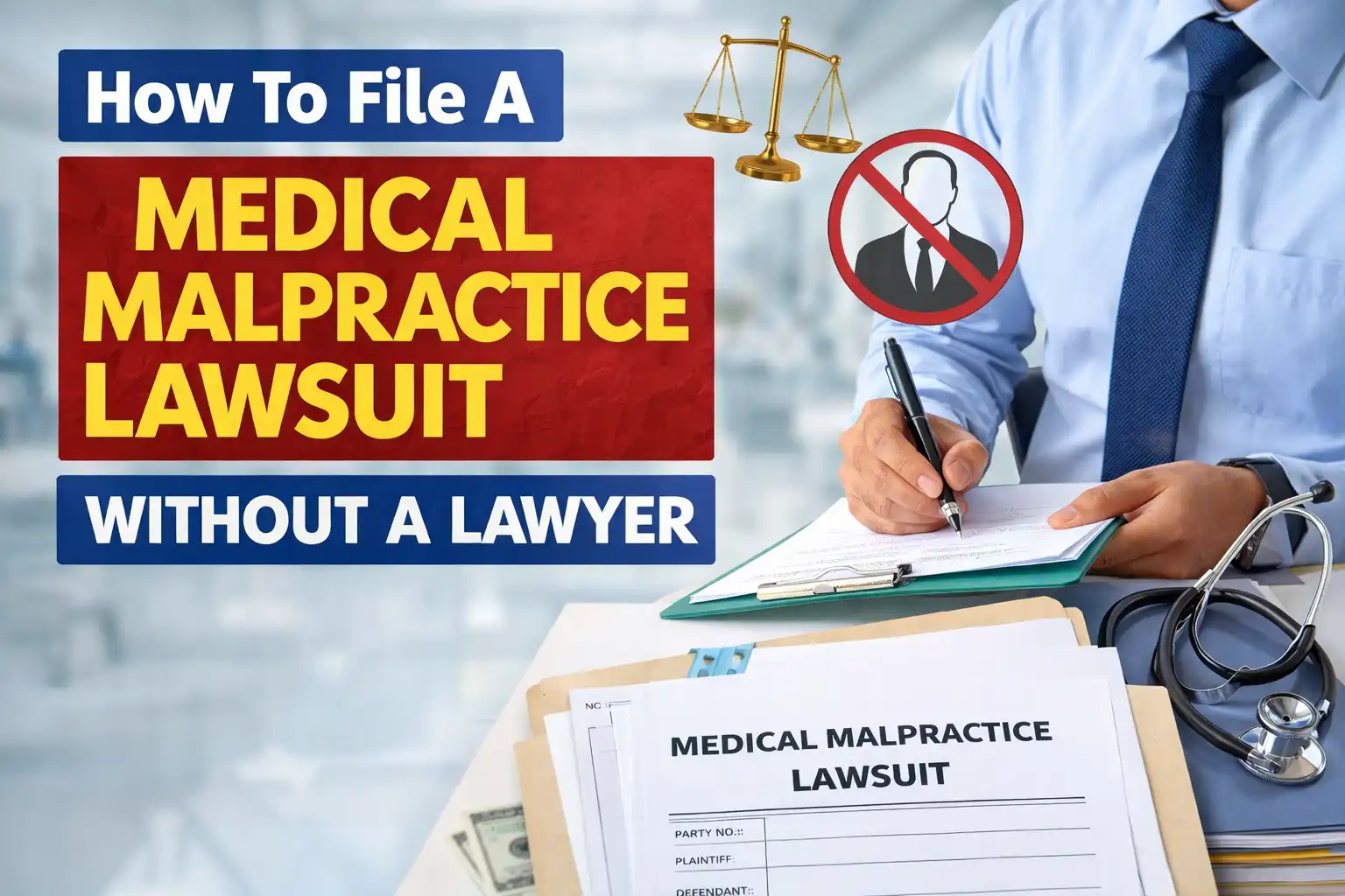 How To File A Medical Malpractice Lawsuit Without A Lawyer