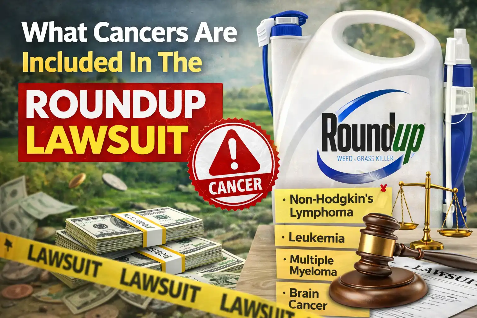 What Cancers Are Included In The Roundup Lawsuit